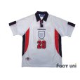 Photo1: England 1998 Home Shirt #20 Owen (1)