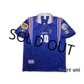 France 1996 Home Shirt #10 Zidane UEFA Euro 1996 Patch/Badge UEFA Fair Play Patch/Badge