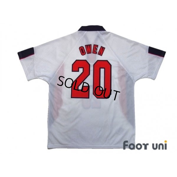 Photo2: England 1998 Home Shirt #20 Owen