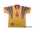 Photo1: Romania Euro 1996 Home Shirt #10 Hagi (1)