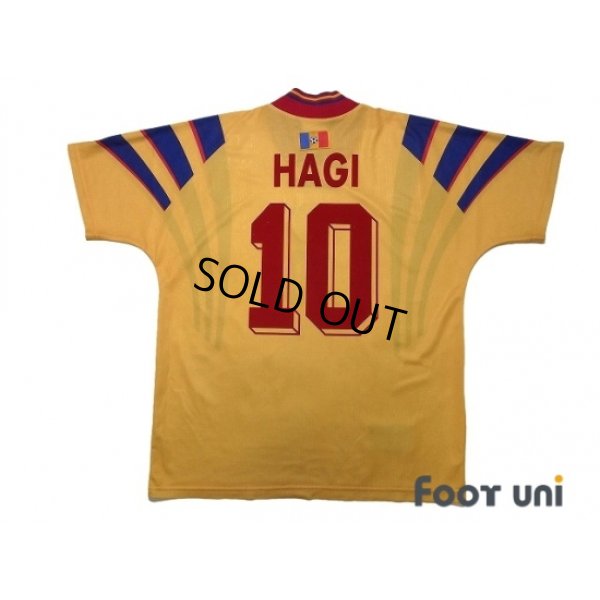 Photo2: Romania Euro 1996 Home Shirt #10 Hagi