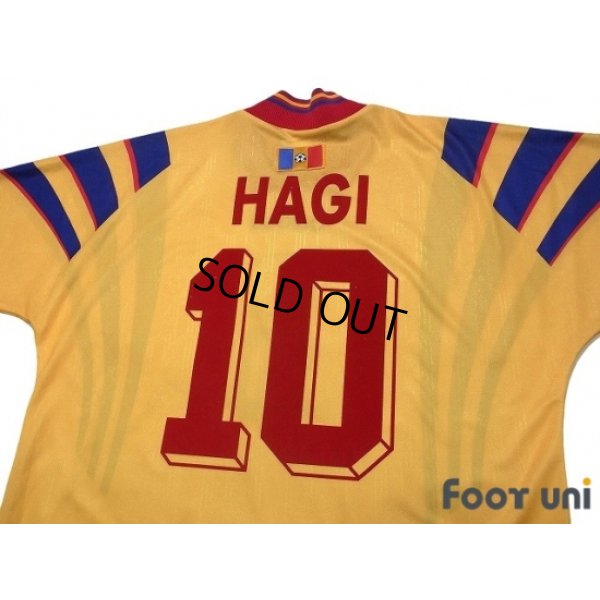 Photo4: Romania Euro 1996 Home Shirt #10 Hagi