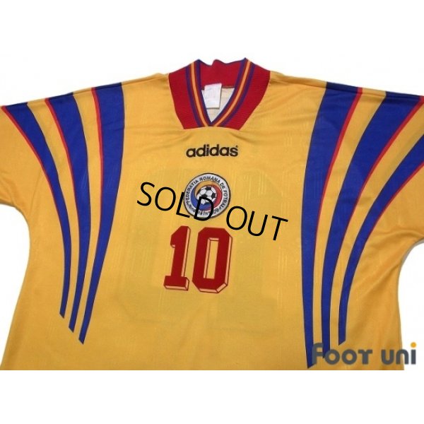 Photo3: Romania Euro 1996 Home Shirt #10 Hagi