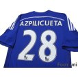 Photo4: Chelsea 2014-2015 Home Shirt #28 Azpilicueta