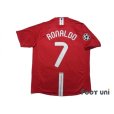 Photo2: Manchester United 2007-2009 Home Shirt #7 Ronaldo w/tags (2)