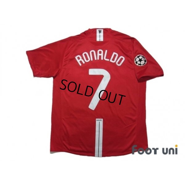 Photo2: Manchester United 2007-2009 Home Shirt #7 Ronaldo w/tags