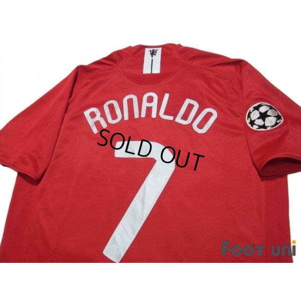 Photo4: Manchester United 2007-2009 Home Shirt #7 Ronaldo w/tags