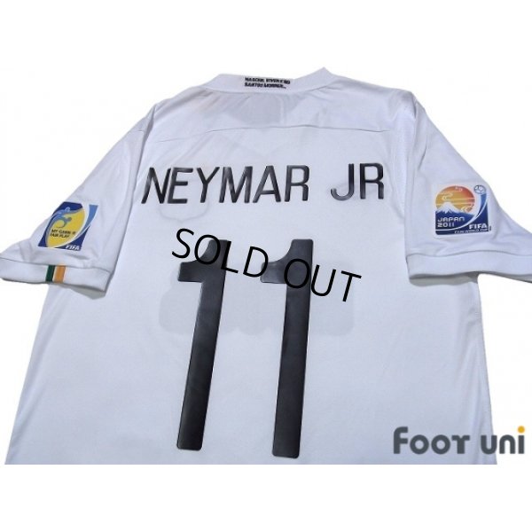 Photo4: Santos FC 2011 Home Shirt #11 Neymar Jr