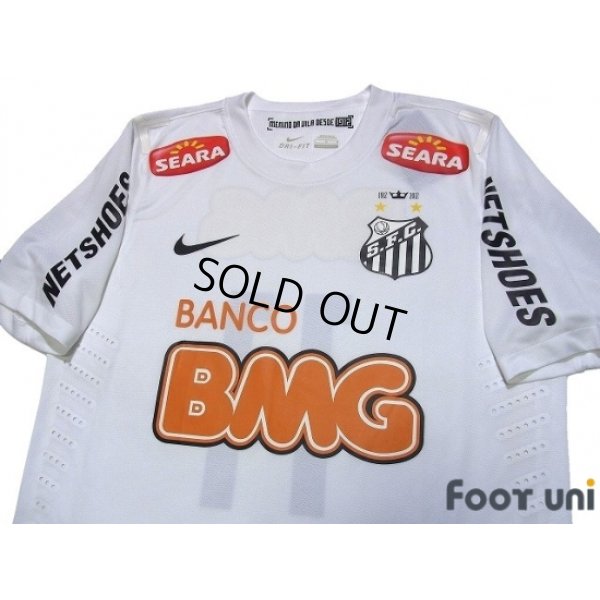 Photo3: Santos FC 2012 Home Authentic Shirt #11 Neymar Jr w/tags