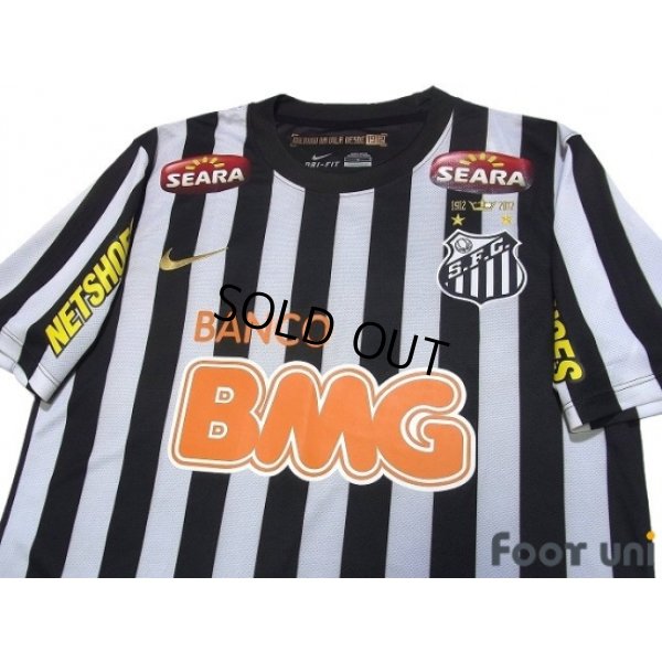 Photo3: Santos FC 2012 Away Shirt #11 Neymar Jr w/tags
