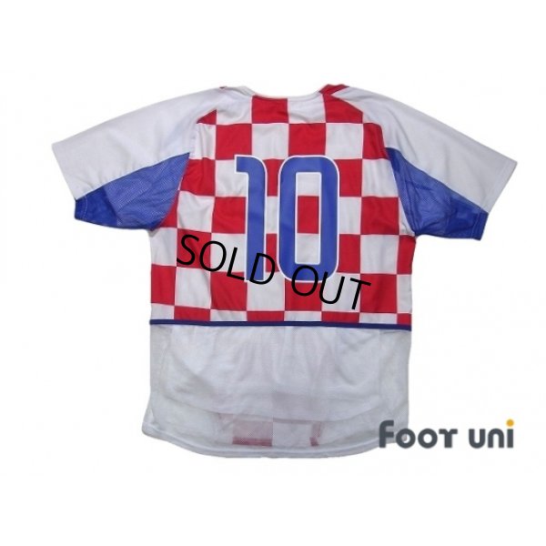 Photo2: Croatia 2002 Home Authentic Shirt #10