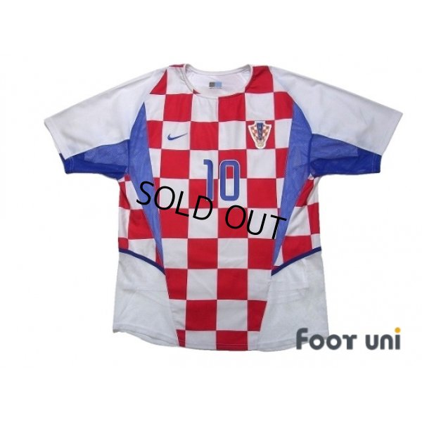 Photo1: Croatia 2002 Home Authentic Shirt #10