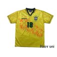 Photo1: Brazil 1996 Home Shirt #18 Ronaldinho (1)