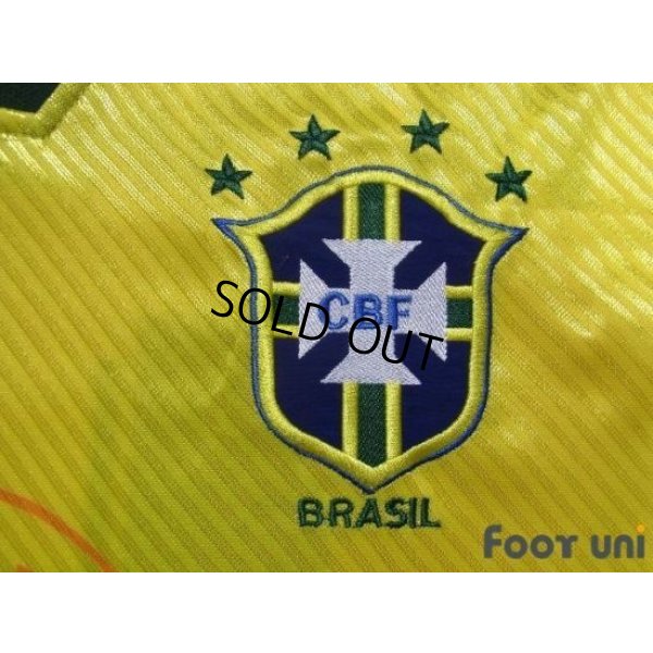 Photo7: Brazil 1996 Home Shirt #18 Ronaldinho