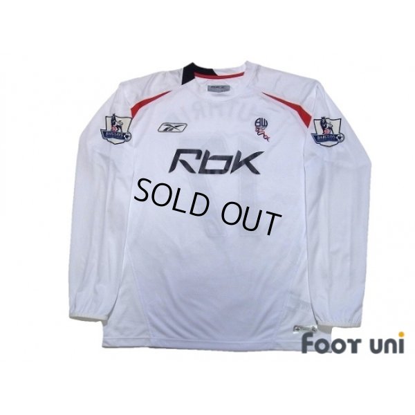 Photo1: Bolton Wanderers 2007-2008 Home Long Sleeve Shirt #17 Danny Guthrie BARCLAYS PREMIER LEAGUE Patch/Badge