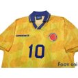 Photo3: Colombia 1994 Home Shirt #10 Valderrama