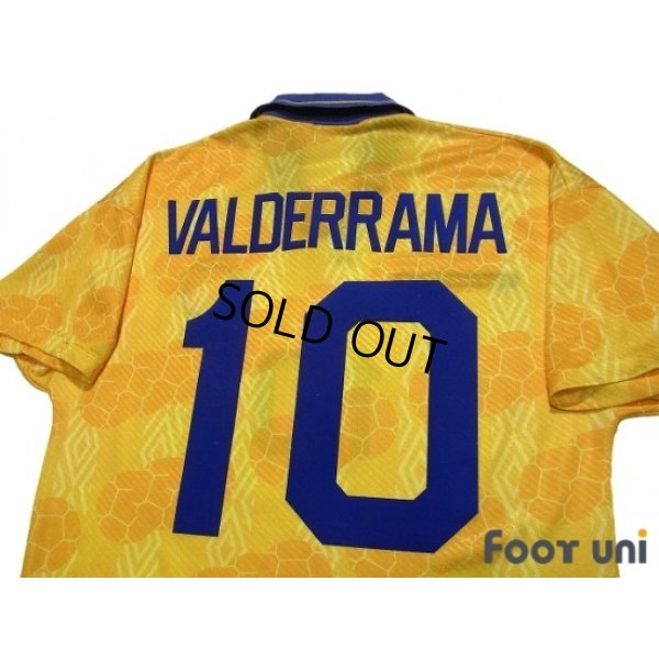 Photo4: Colombia 1994 Home Shirt #10 Valderrama