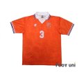 Photo1: Netherlands 1994 Home Shirt #3 Rijkaard (1)