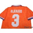 Photo4: Netherlands 1994 Home Shirt #3 Rijkaard