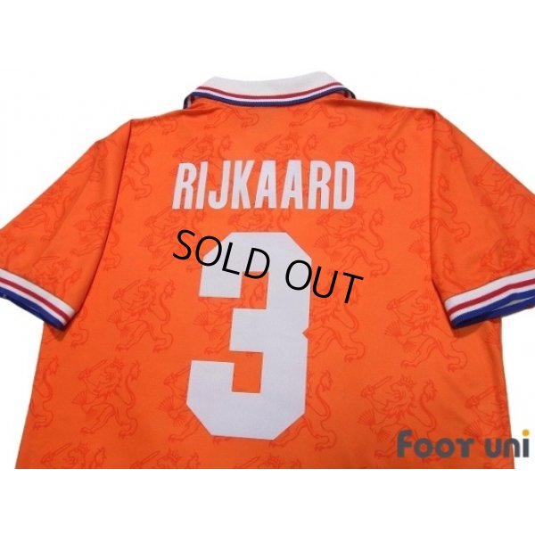 Photo4: Netherlands 1994 Home Shirt #3 Rijkaard
