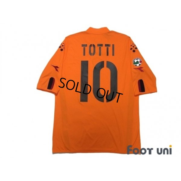 Photo2: AS Roma 2003-2004 3rd Shirt #10 Totti Lega Calcio Patch/Badge