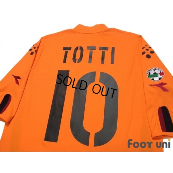 Photo4: AS Roma 2003-2004 3rd Shirt #10 Totti Lega Calcio Patch/Badge