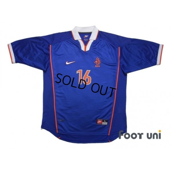 Photo1: Netherlands 1998 Away Shirt #16 Davids