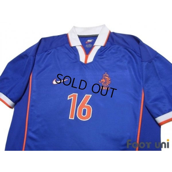 Photo3: Netherlands 1998 Away Shirt #16 Davids