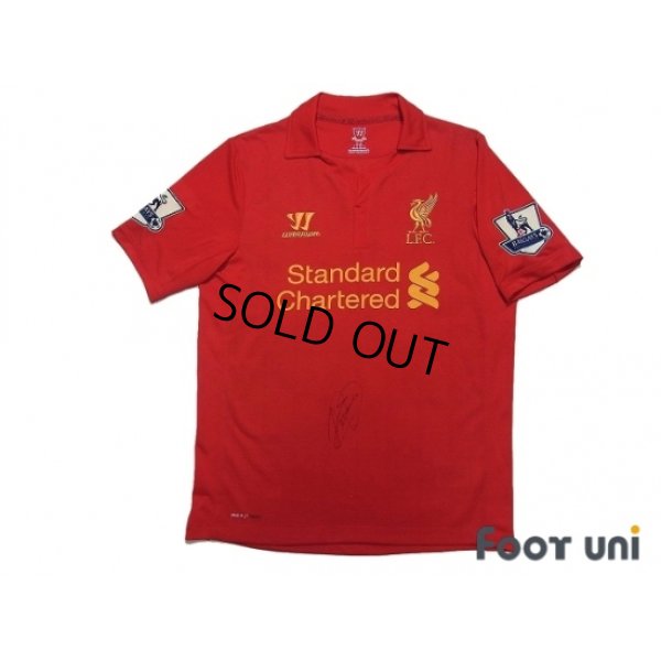 Photo1: Liverpool 2012-2013 Home Shirt #23 Carragher BARCLAYS PREMIER LEAGUE Patch/Badge