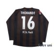 Photo2: FC St. Pauli 2011-2012 Home Player Long Sleeve Shirt #16 Markus Thorandt Bundesliga Patch/Badge (2)