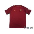 Photo1: AS Roma 2017-2018 Home Shirt #10 Totti Serie A Tim Patch/Badge w/tags (1)