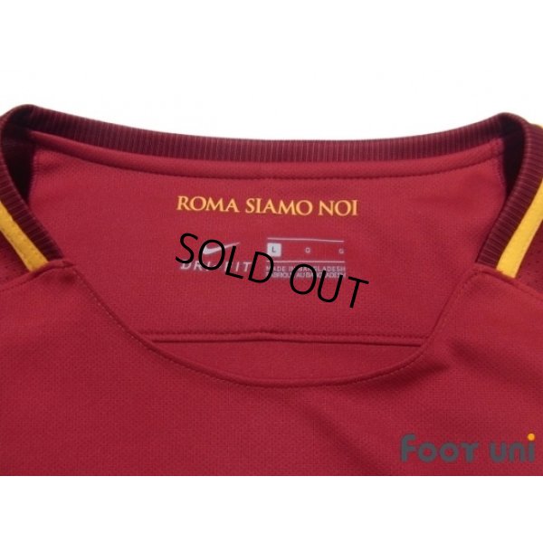 Photo5: AS Roma 2017-2018 Home Shirt #10 Totti Serie A Tim Patch/Badge w/tags