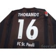 Photo4: FC St. Pauli 2011-2012 Home Player Long Sleeve Shirt #16 Markus Thorandt Bundesliga Patch/Badge