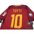 Photo4: AS Roma 2017-2018 Home Shirt #10 Totti Serie A Tim Patch/Badge w/tags