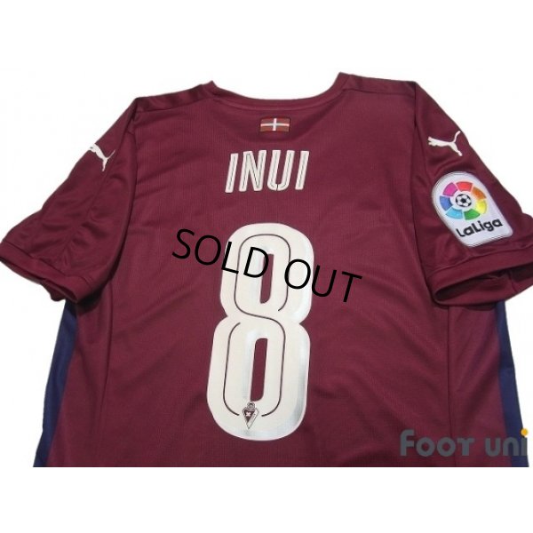 Photo4: SD Eibar 2016-2017 Home Shirt #8 Inui La Liga Patch/Badge w/tags