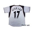 Photo2: Liverpool 2001-2003 Away Shirt #17 Gerrard (2)