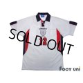 England 1998 Home Shirt #12 Matthew Upson