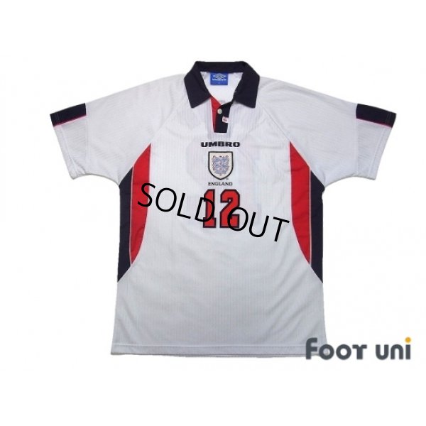 Photo1: England 1998 Home Shirt #12 Matthew Upson