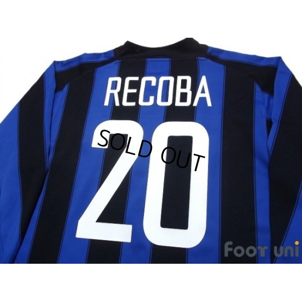 Photo4: Inter Milan 2003-2004 Home Long Sleeve Shirt #20 Recoba