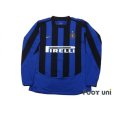 Photo1: Inter Milan 2003-2004 Home Long Sleeve Shirt #20 Recoba (1)