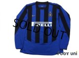Inter Milan 2003-2004 Home Long Sleeve Shirt #20 Recoba