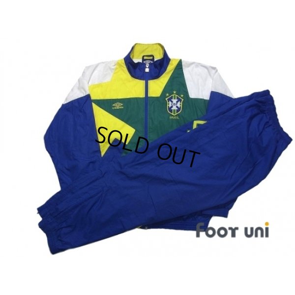 Photo1: Brazil Track Jacket and Pants Set