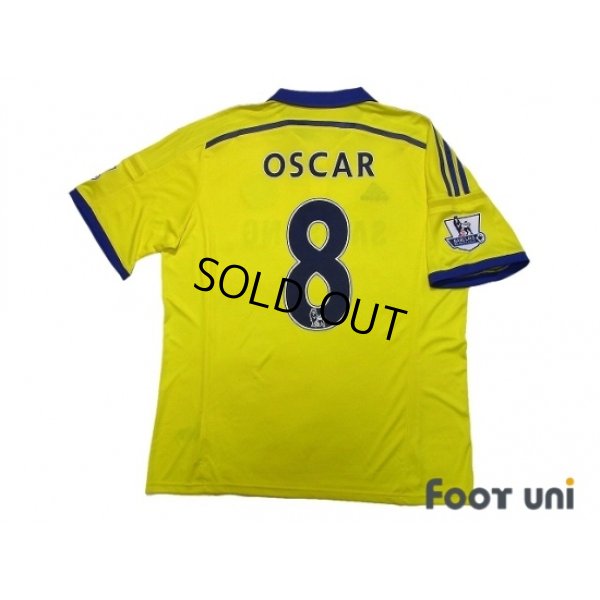 Photo2: Chelsea 2014-2015 Away Shirt #8 Oscar BARCLAYS PREMIER LEAGUE Patch/Badge