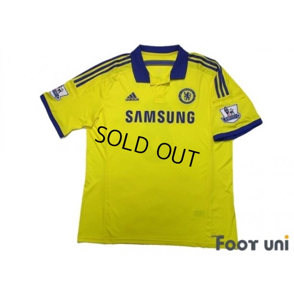 Photo1: Chelsea 2014-2015 Away Shirt #8 Oscar BARCLAYS PREMIER LEAGUE Patch/Badge