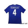 Photo2: Chelsea 2014-2015 Home Shirt #4 Cesc Fabregas (2)