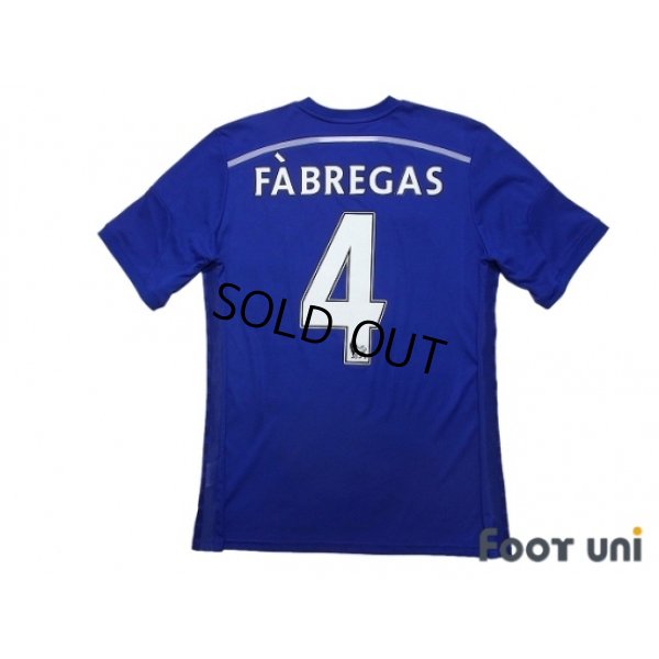 Photo2: Chelsea 2014-2015 Home Shirt #4 Cesc Fabregas