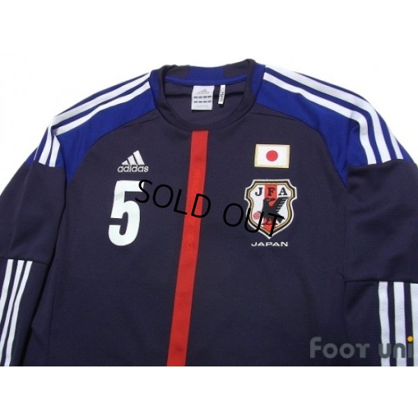 Photo3: Japan 2012-2013 Home Long Sleeve Shirt #5 Nagatomo