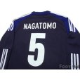 Photo4: Japan 2012-2013 Home Long Sleeve Shirt #5 Nagatomo