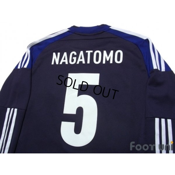 Photo4: Japan 2012-2013 Home Long Sleeve Shirt #5 Nagatomo