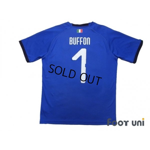 Photo2: Italy 2018 Home Shirt #1 Buffon